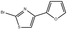 2-BROMO-4-(2-FURANYL)THIAZOLE Struktur