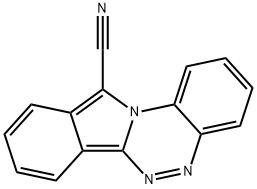 ISOINDOLO[1,2-C][1,2,4]BENZOTRIAZINE-11-CARBONITRILE Struktur