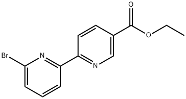 ETHYL 6-BROMO-2,2'-BIPYRIDINE-5'-CARBOXYLATE Struktur