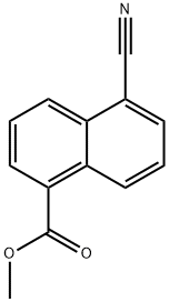 methyl 5-cyano-1-naphthoate Struktur