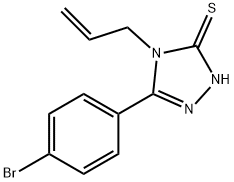 4-ALLYL-5-(4-BROMOPHENYL)-4H-1,2,4-TRIAZOLE-3-THIOL Struktur