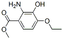 Anthranilic acid, 4-ethoxy-3-hydroxy-, methyl ester (7CI) Struktur