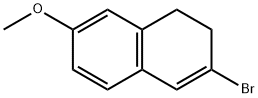 3-BROMO-7-METHOXY-1,2-DIHYDRONAPHTHALENE Struktur