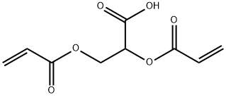 alpha,beta-Diacryloxypropionic acid Struktur