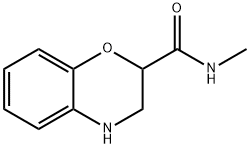 N-METHYL-3,4-DIHYDRO-2H-1,4-BENZOXAZINE-2-CARBOXAMIDE Struktur