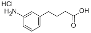 4-(3-AMINOPHENYL)BUTYRIC ACID, HYDROCHLORIDE Struktur