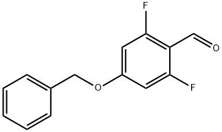 4-(benzyloxy)-2,6-difluorobenzaldehyde Struktur