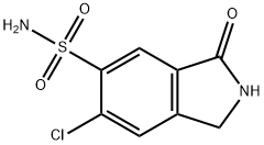 6-CHLORO-3-OXO-2,3-DIHYDRO-1H-ISOINDOLE-5-SULFONIC ACID AMIDE Struktur