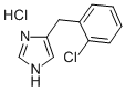 4-(2-CHLORO-BENZYL)-1H-IMIDAZOLE HCL Struktur