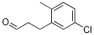 Benzenepropanal, 5-chloro-2-Methyl- Struktur