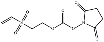 Carbonic Acid 2,5-Dioxo-1-pyrrolidinyl 2-(Ethenylsulfonyl)ethyl Ester Struktur