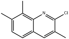 2-CHLORO-3,7,8-TRIMETHYLQUINOLINE Struktur