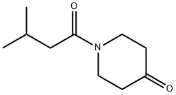 1-(3-methylbutanoyl)piperidin-4-one Struktur