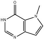 5-METHYL-5H-PYRROLO[3,2-D]PYRIMIDIN-4-OL Struktur