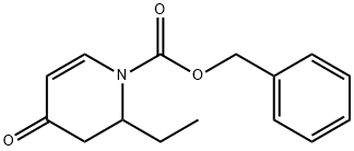 benzyl 2-ethyl-3,4-dihydro-4-oxopyridine-1(2H)-carboxylate Struktur