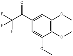 2,2,2-trifluoro-1-(3,4,5-triMethoxyphenyl)ethanone Struktur