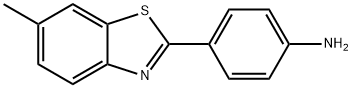 4-(6-Methyl-2-benzothiazolyl)benzeneamine Structure