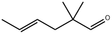 4-Hexenal, 2,2-dimethyl-, (E)- Struktur