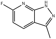 1H-PYRAZOLO[3,4-B]PYRIDINE,6-FLUORO-3-METHYL- Struktur