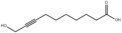 10-HYDROXY-8-DECYNOIC ACID Struktur