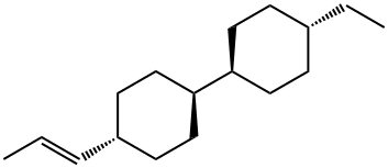 TRANS,TRANS-4''-ETHYL-4-PROPENYL-BICYCLOHEXYL Struktur