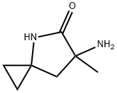 6-aMino-6-Methyl-4-Azaspiro[2.4]heptan-5-one Struktur