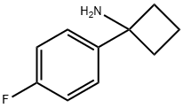 1-(4-FLUOROPHENYL)CYCLOBUTAN-1-AMINE Struktur