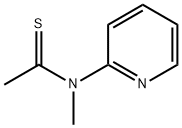 Ethanethioamide,  N-methyl-N-2-pyridinyl- Struktur