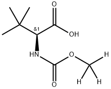 Valine, N-(Methoxy-d3-carbonyl)-3-Methyl- Struktur