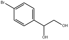 1,2-ETHANEDIOL-(P-BROMOPHENYL)- Struktur