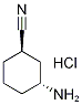 trans-3-CyanocyclohexylaMine hydrochloride, 97% Struktur