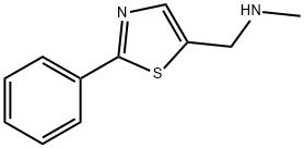 N-methyl-1-(2-phenyl-1,3-thiazol-5-yl)methanamine(SALTDATA: 0.6(COOH)2CH2) Struktur