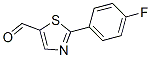 2-(4-fluorophenyl)thiazole-5-carbaldehyde Struktur