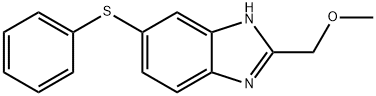 2-(MethoxyMethyl)-5-(phenylthio)-1H-benziMidazole Struktur