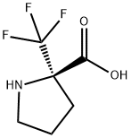 2-(Trifluoromethyl)-D-proline Struktur