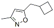 Isoxazole,  5-(cyclobutylmethyl)-3-methyl- Struktur