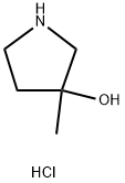 3-Methyl-3-Pyrrolidinol hydrochloride Struktur