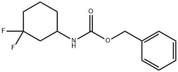 benzyl N-(3,3-difluorocyclohexyl)carbaMate Struktur