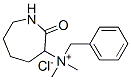 benzyl(hexahydro-2-oxo-1H-azepin-3-yl)dimethylammonium chloride Struktur