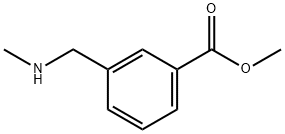 3-METHYLAMINOMETHYL-BENZOIC ACID METHYL ESTER Struktur