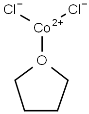 Cobalt(II) chloride tetrahydrofuran complex (1:1) Struktur