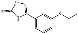 4-(3-ETHOXYPHENYL)-2(3H)-THIAZOLONE Struktur