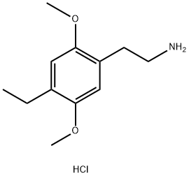 4-Ethyl-2,5-dimethoxybenzeneethanamine hydrochloride Struktur