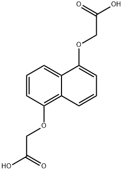 2,2'-[1,5-Naphthalenediylbis(oxy)]diacetic acid Struktur