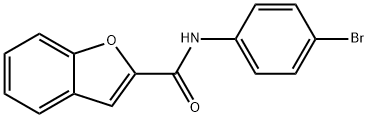 N-(4-Bromophenyl)benzofuran-2-carboxamide Struktur