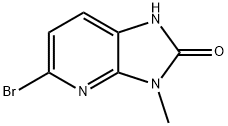 5-bromo-3-methyl-1H-imidazo[4,5-b]pyridin-2(3H)-one Struktur