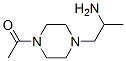 Ethanone,  1-[4-(2-aminopropyl)-1-piperazinyl]- Struktur