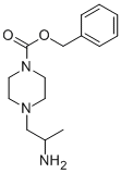 BENZYL 4-(2-AMINOPROPYL)PIPERAZINE-1-CARBOXYLATE Struktur