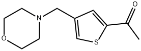 1-[4-(MORPHOLIN-4-YLMETHYL)-2-THIENYL]ETHANONE Struktur