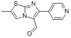 2-METHYL-6-(4-PYRIDINYL)IMIDAZO[2,1-B]THIAZOLE-5-CARBOXALDEHYDE Struktur